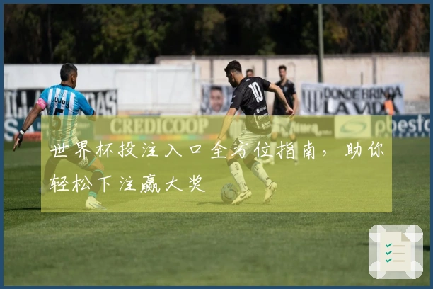 世界杯投注入口全方位指南，助你轻松下注赢大奖